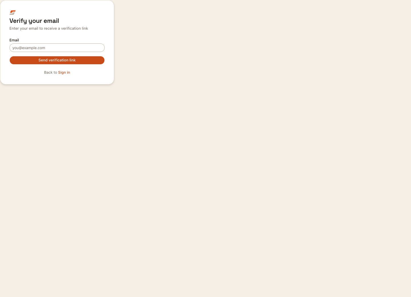 Switera email verification prompt